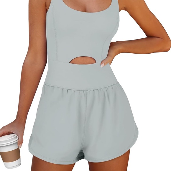 Athletic Running One Piece Romper NWOT - Picture 2 of 10